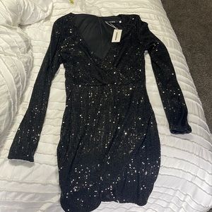 Black sequin dress never worn